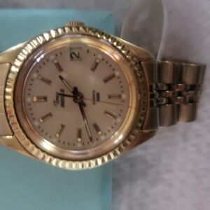 Timex Gold Men's Indigo Vintage Watch with White Dial